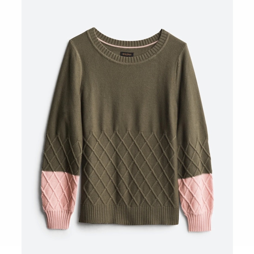 GOLDRAY Markie Diamond Stitch Pullover